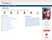 Tablet Screenshot of childcareseek.localwin.com